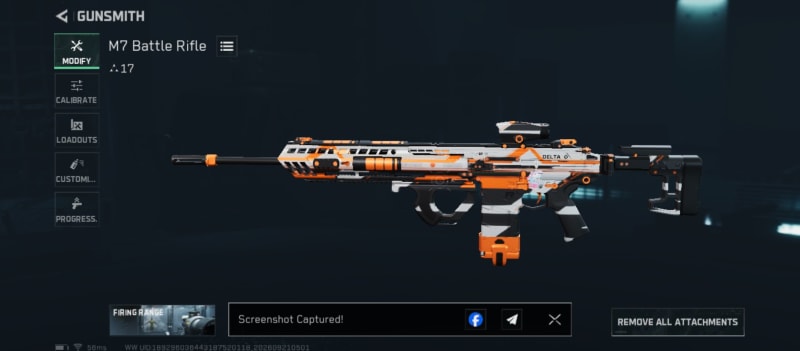 Build screenshot