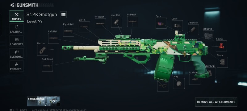 Build screenshot