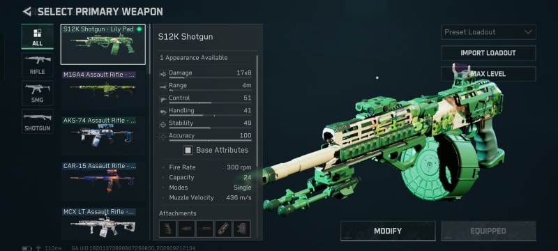 Build screenshot