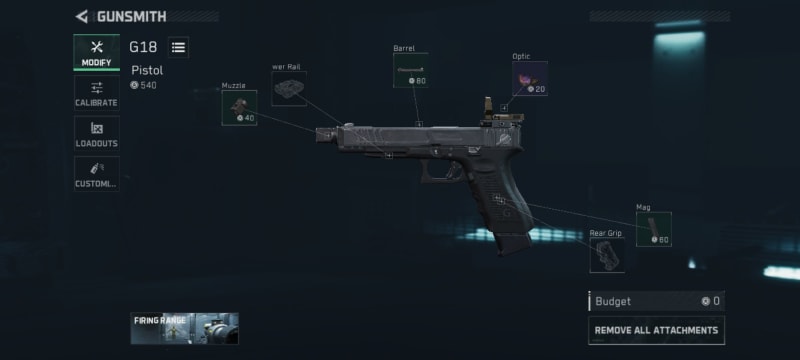 Build screenshot