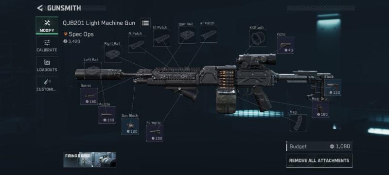 Build screenshot