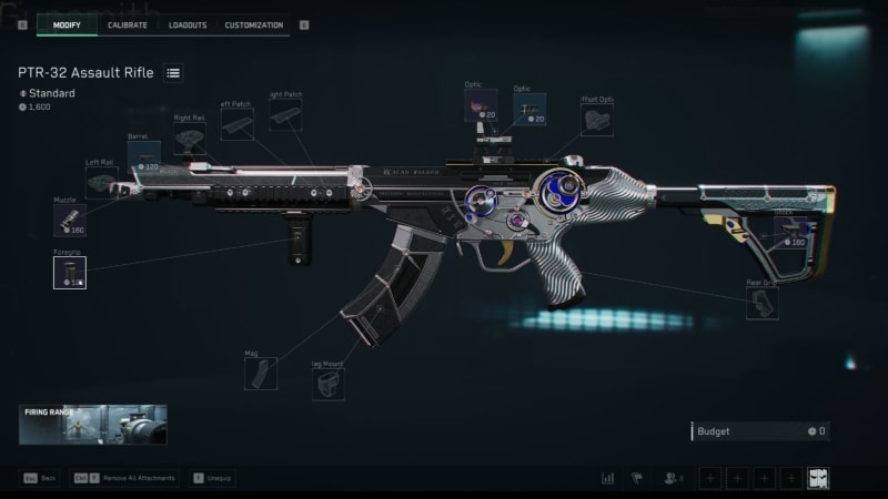 Build screenshot