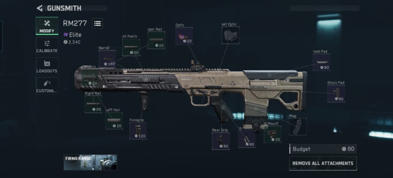 Build screenshot