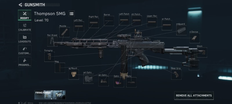 Build screenshot