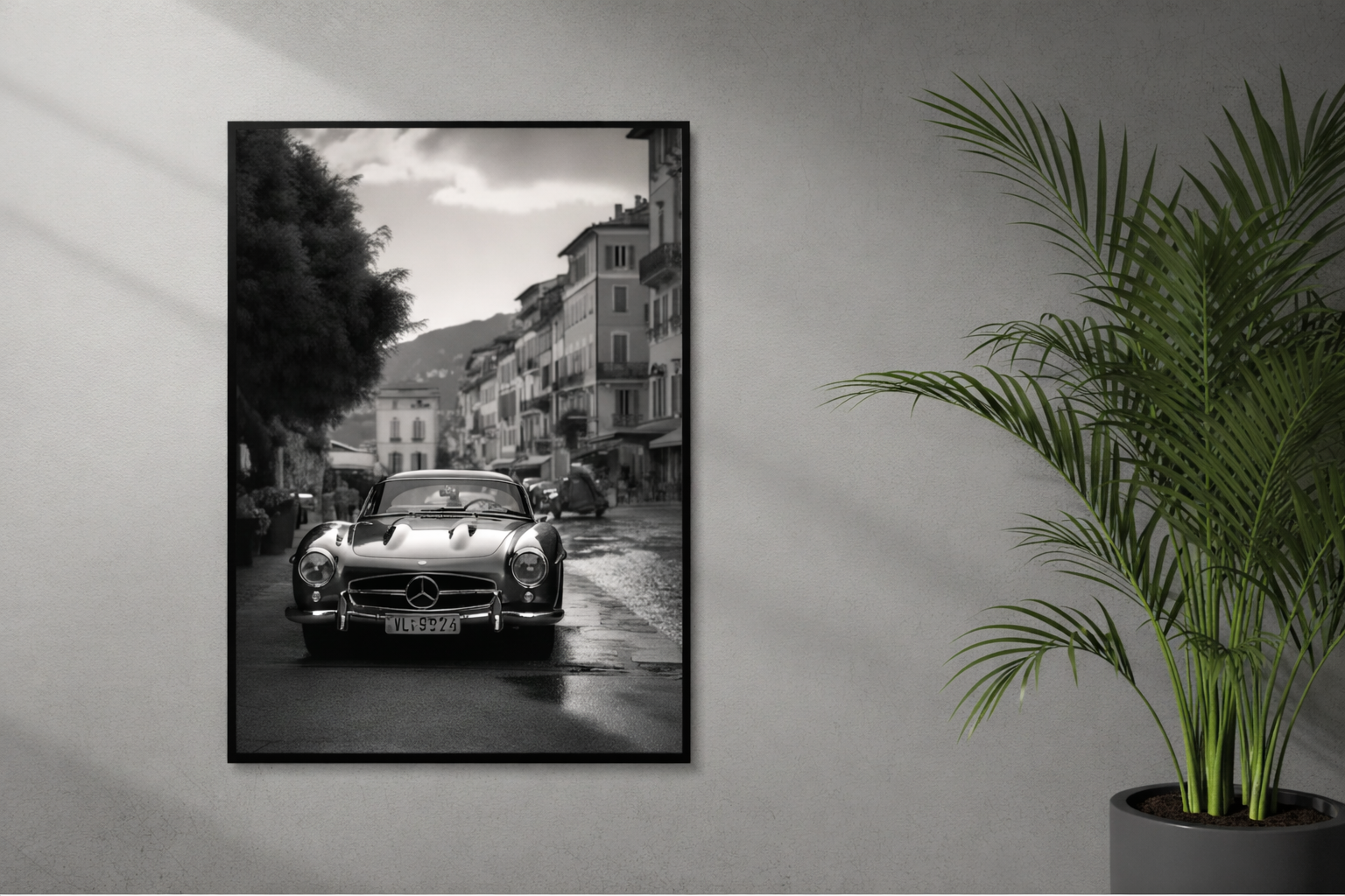 Merecedes 300 SL Frontal View Art (Home/Office Decor) view 3