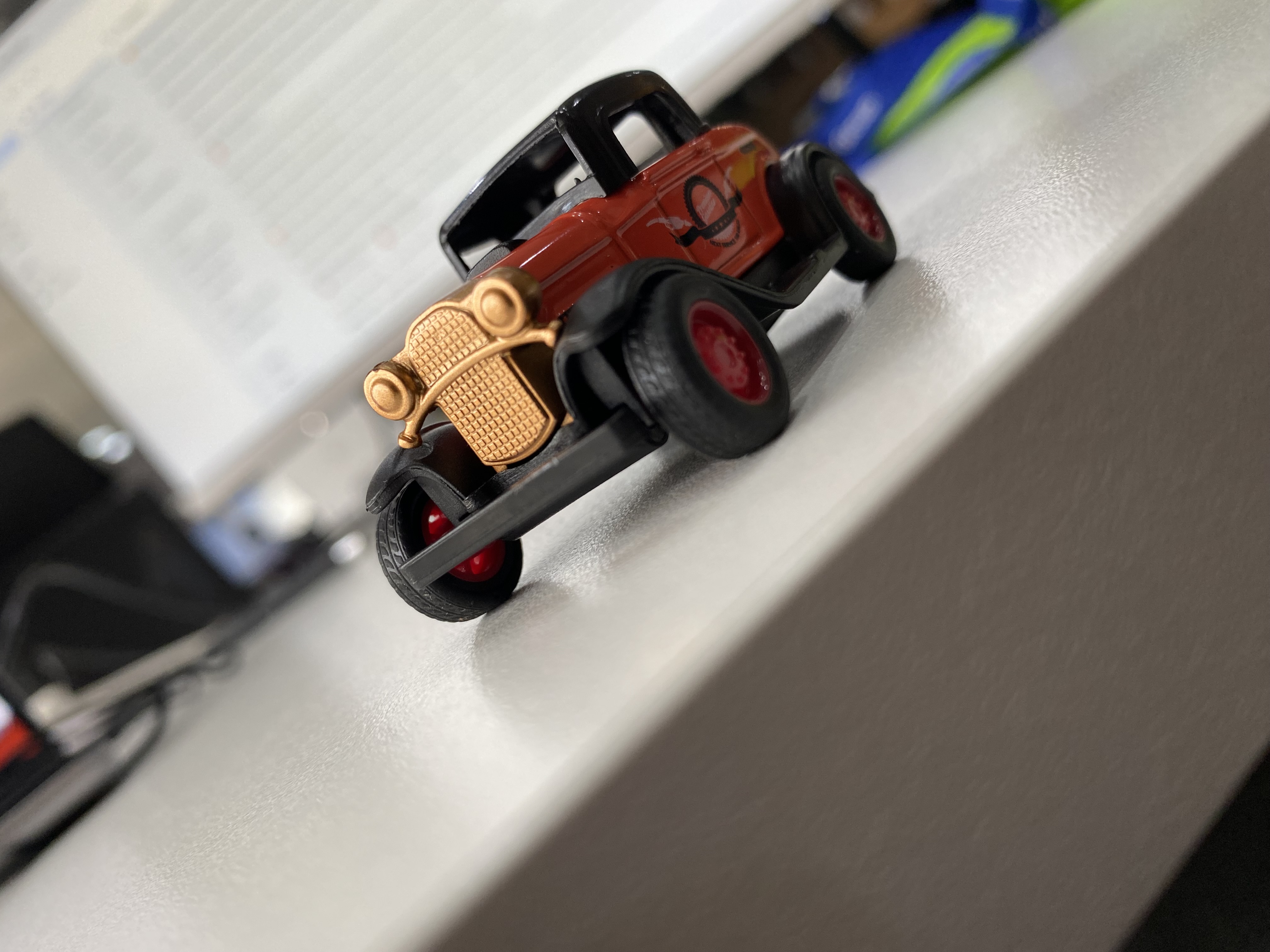 Vintage Mini Car Keychain (Diecast)