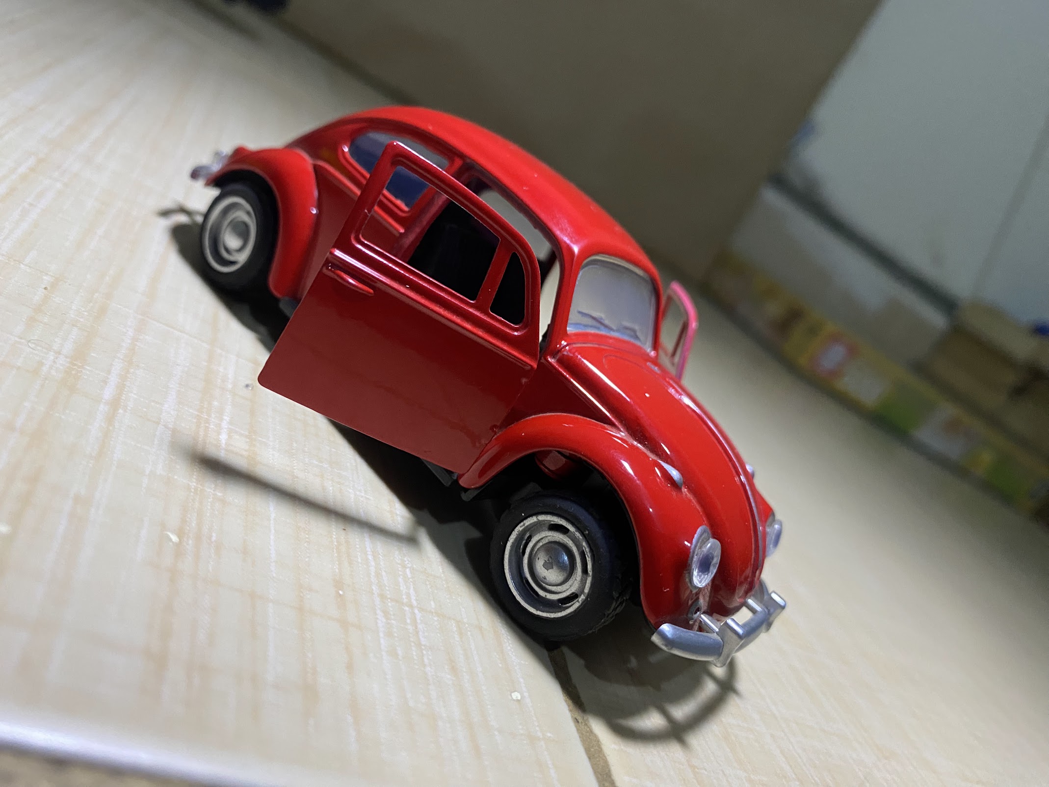 1968 Vintage Volkswagen Beetle Die-Cast Metal Model Car