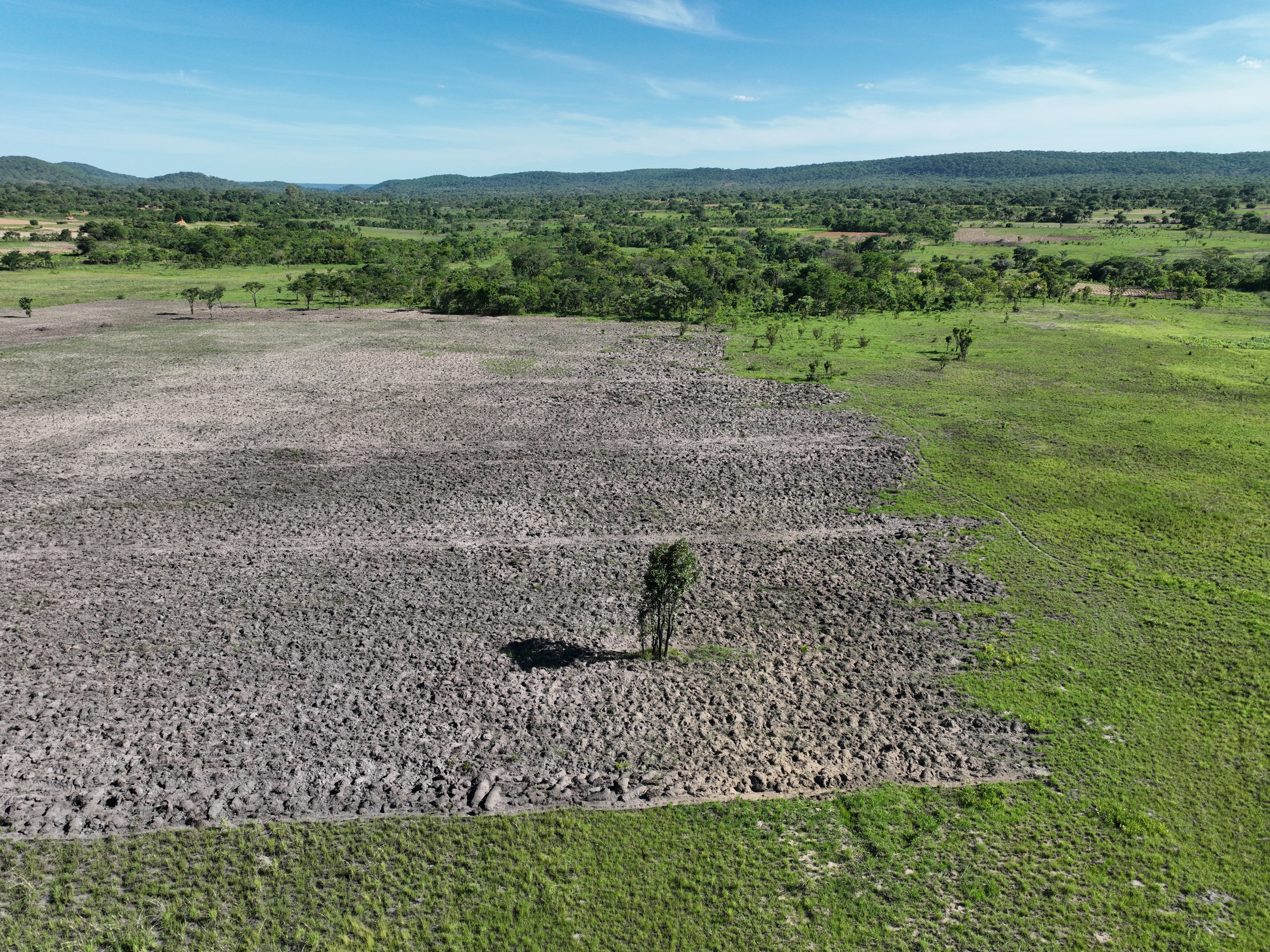 Kasempa Western Bypass aerial view
