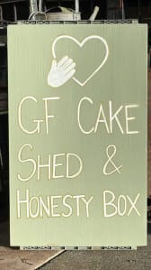 Honesty Box at Firth cake shed
