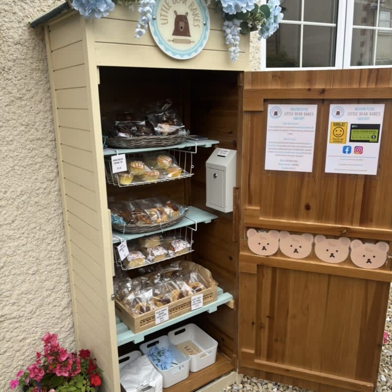 Little Bear Bakes cake shed