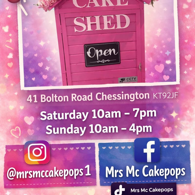 The Cake Shed by Ms Mc Cakepops cake shed