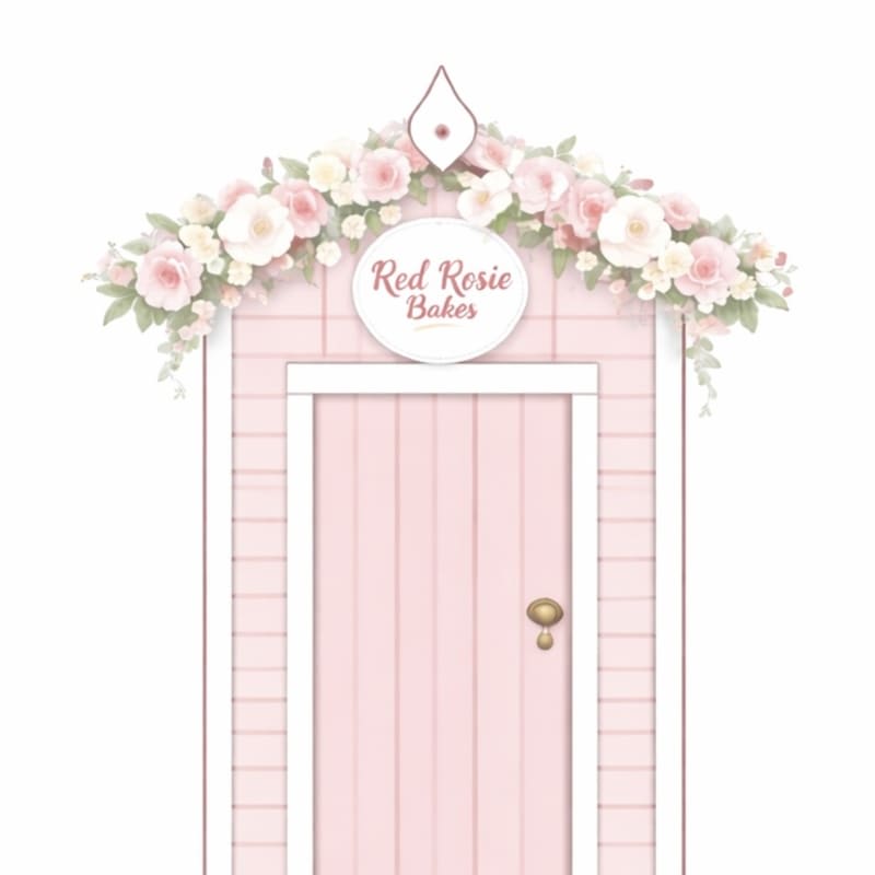 Red Rosie Bakes cake shed
