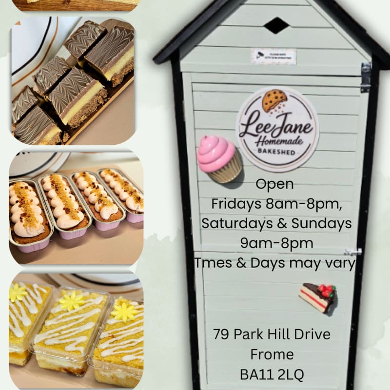 Cake Shed by LeeJane Homemade cake shed