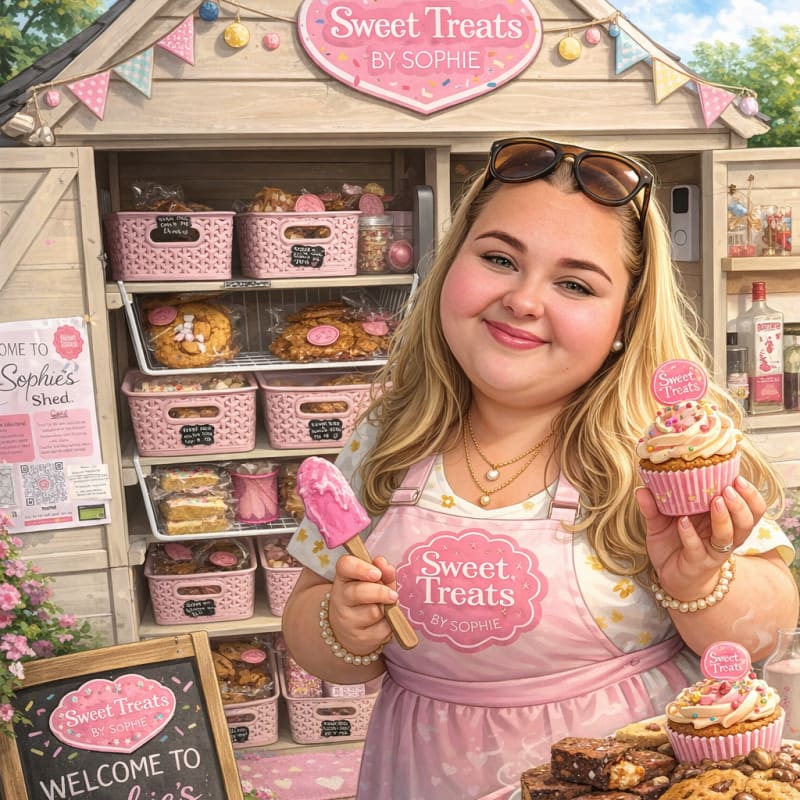 Sweet Treats By Sophie cake shed