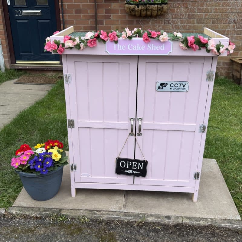 Sugarplum Bakes cake shed