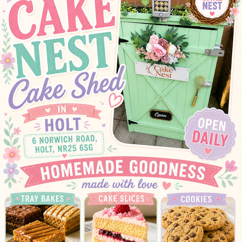 The Cake Nest cake shed