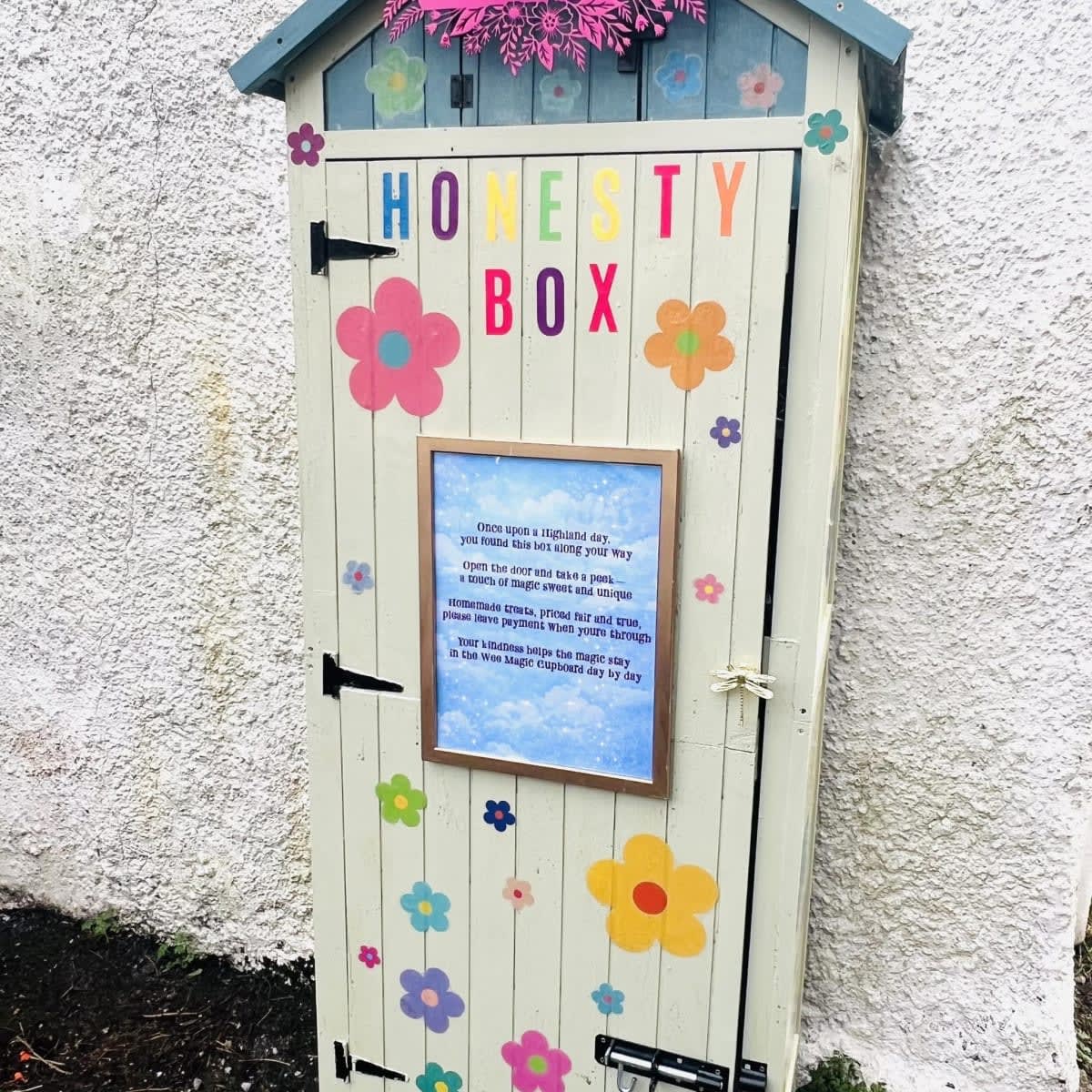 The Wee Magic Cupboard Inveraray cake shed