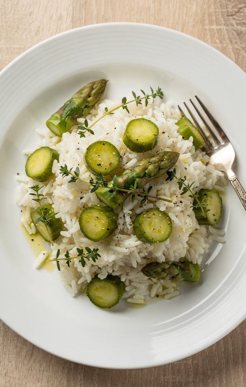Riso con Asparagi e Timo