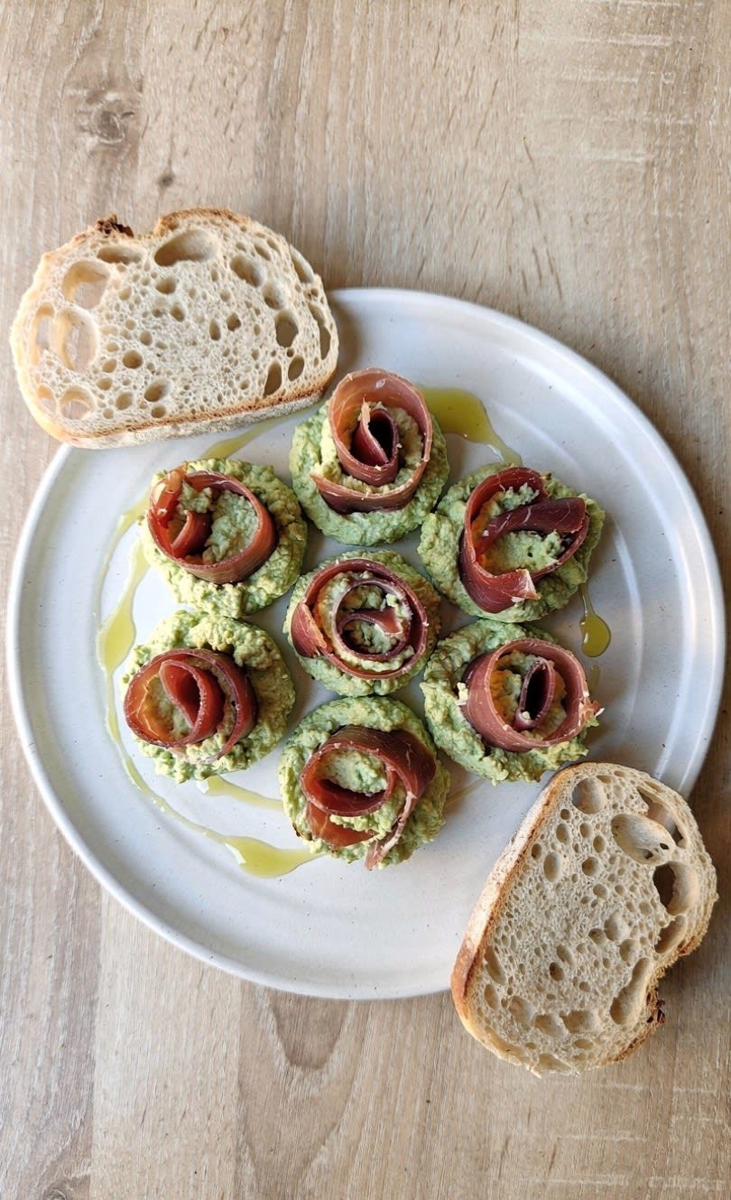 Bresaola con Crema di Zucchine