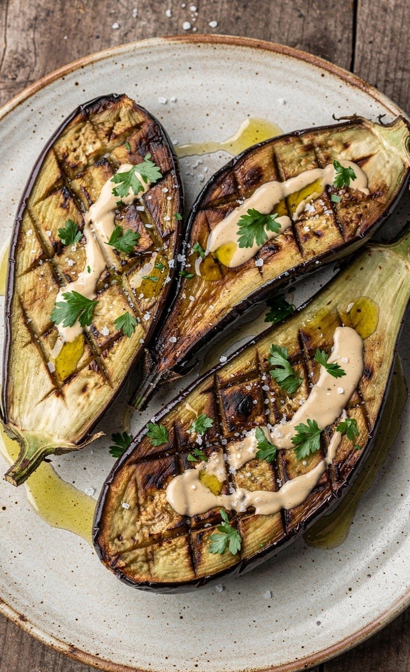Tahina e Melanzane al Forno