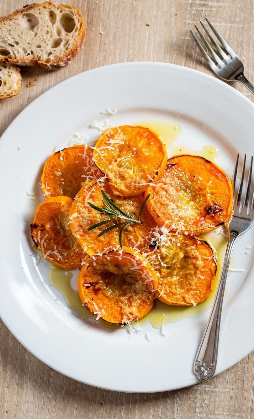 Parmigiano e Zucca al Forno Gratinata