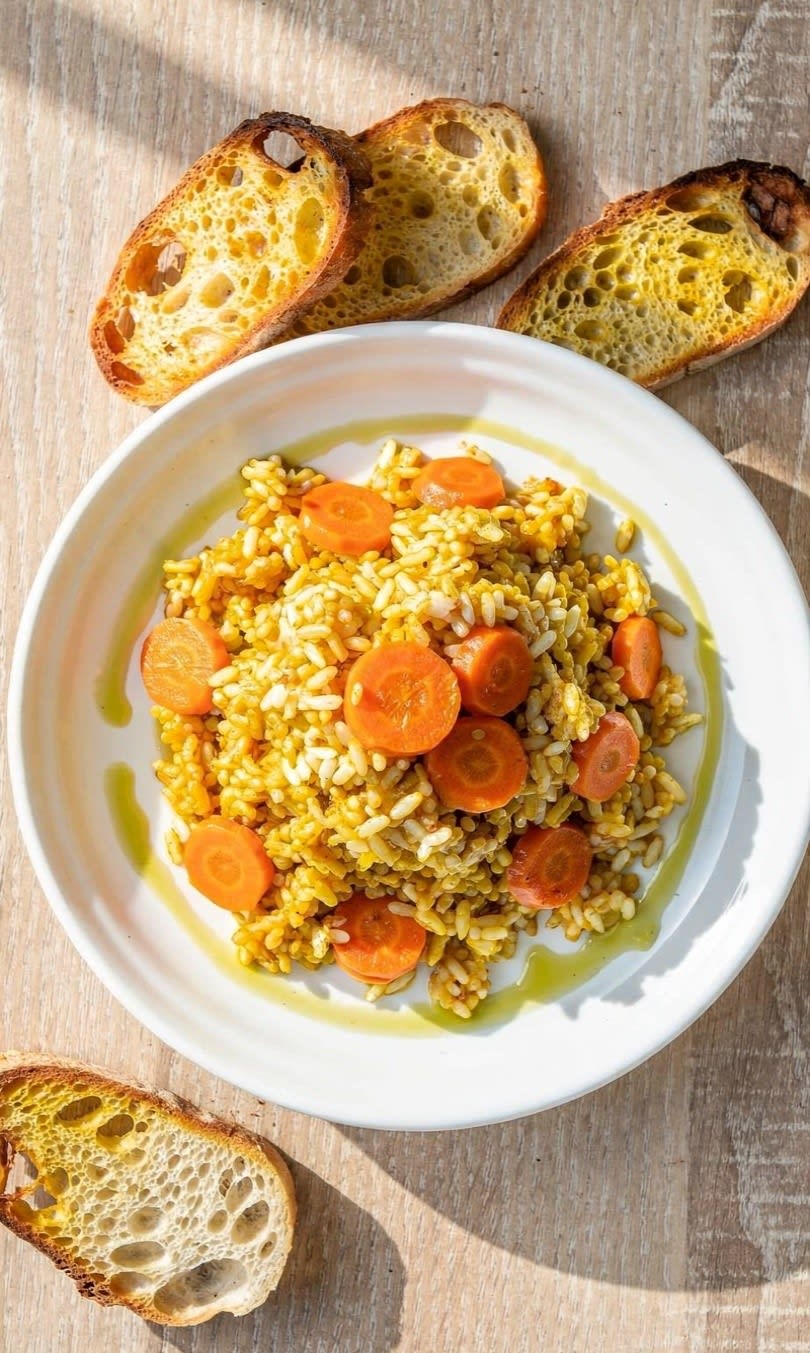 Riso con Carote e Curcuma