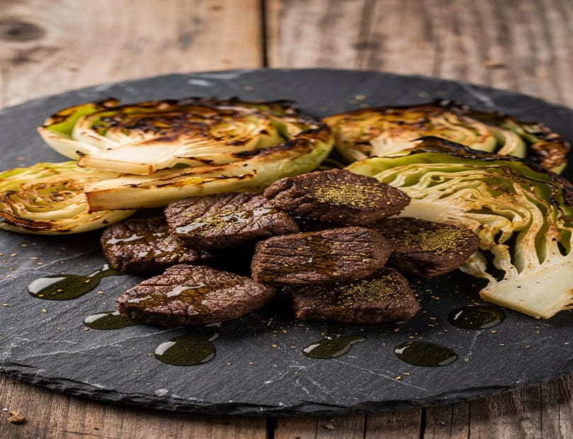 bocconcini manzo cavolo cappuccio friggitrice aria ricetta