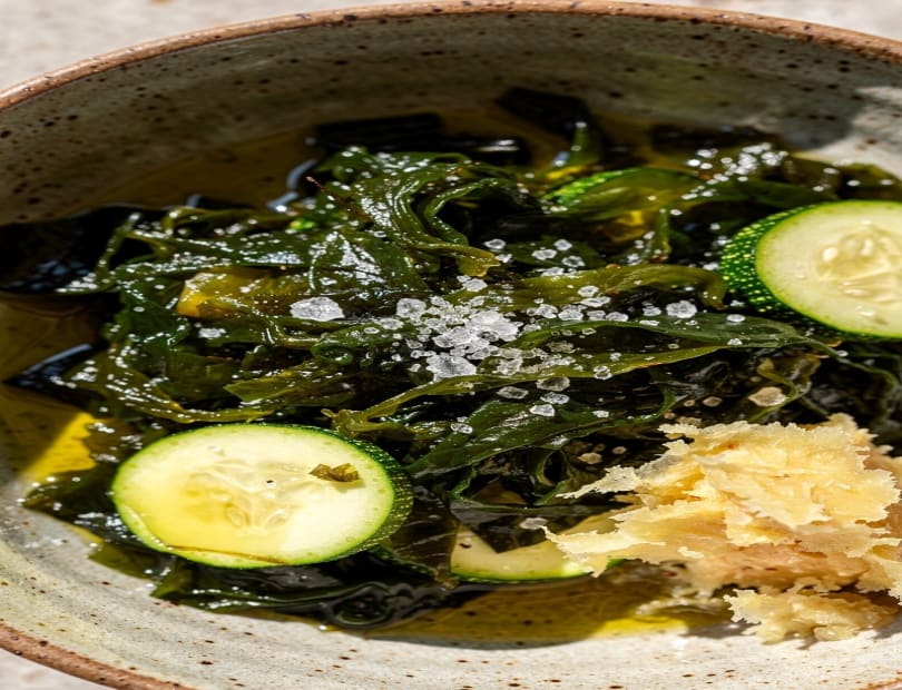 alghe wakame zucchine zenzero ricetta