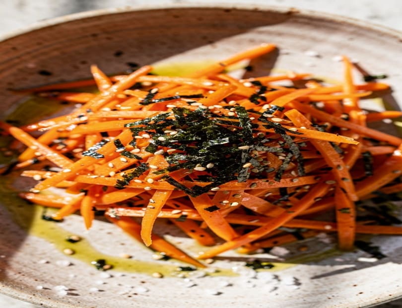 alghe nori carote carote sesamo ricetta
