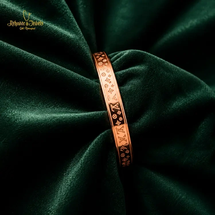 Gold Plated Kada for Men
