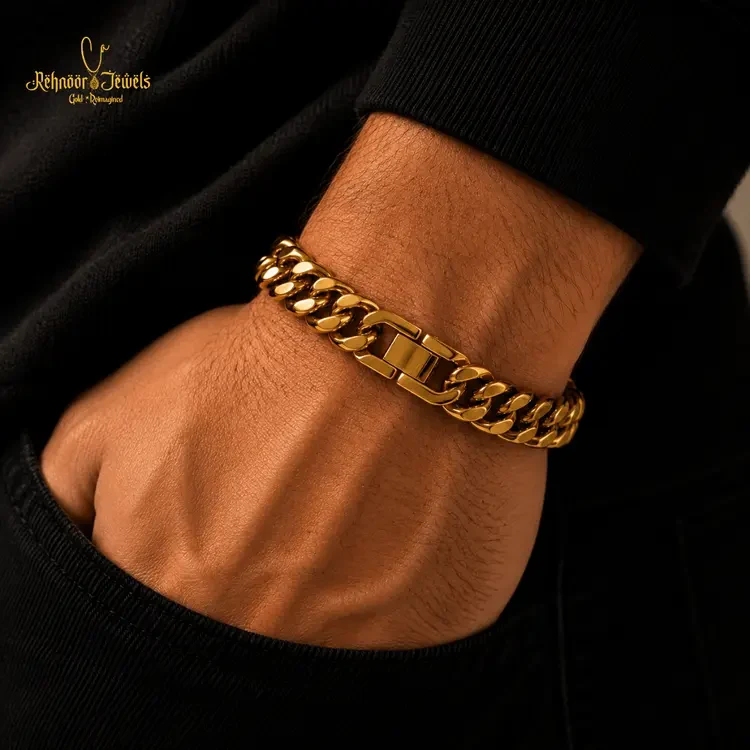 Gold Plated Bracelets for Men