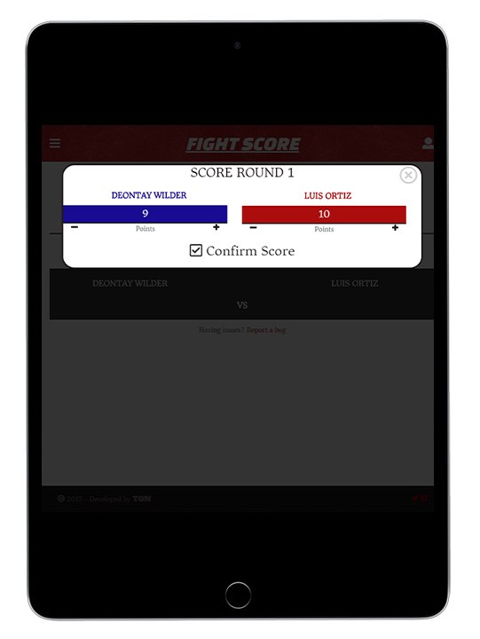 Fight Score Scorecard App