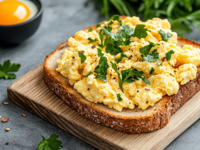 Zorpido Scrambled Egg with brown bread