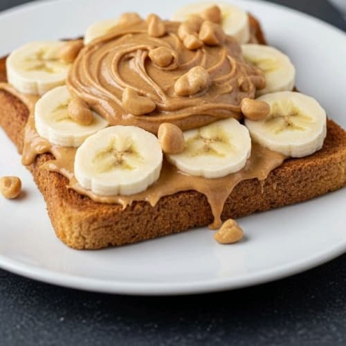 Zorpi’s Peanut Butter Toast with banana