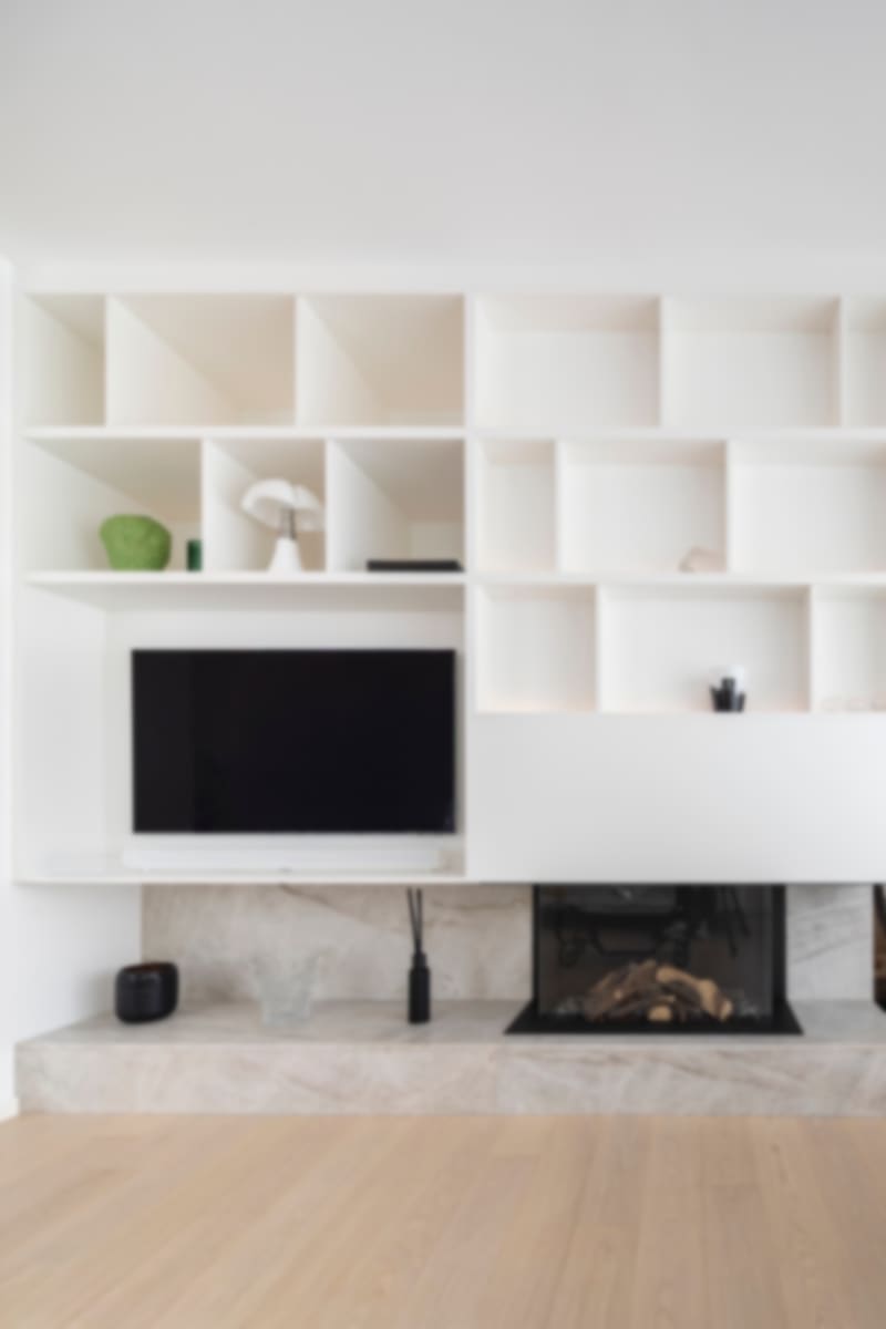 TV wall unit solutions custom made in Luxembourg