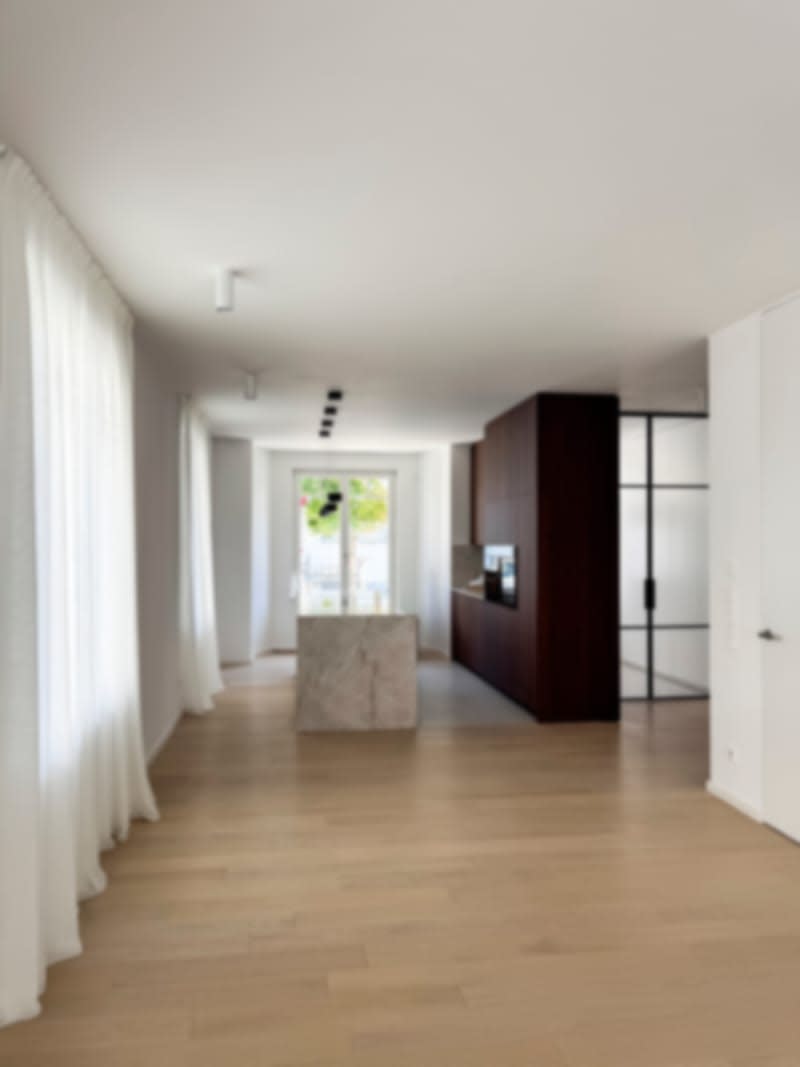 Entrance hall design with custom storage furniture in Luxembourg