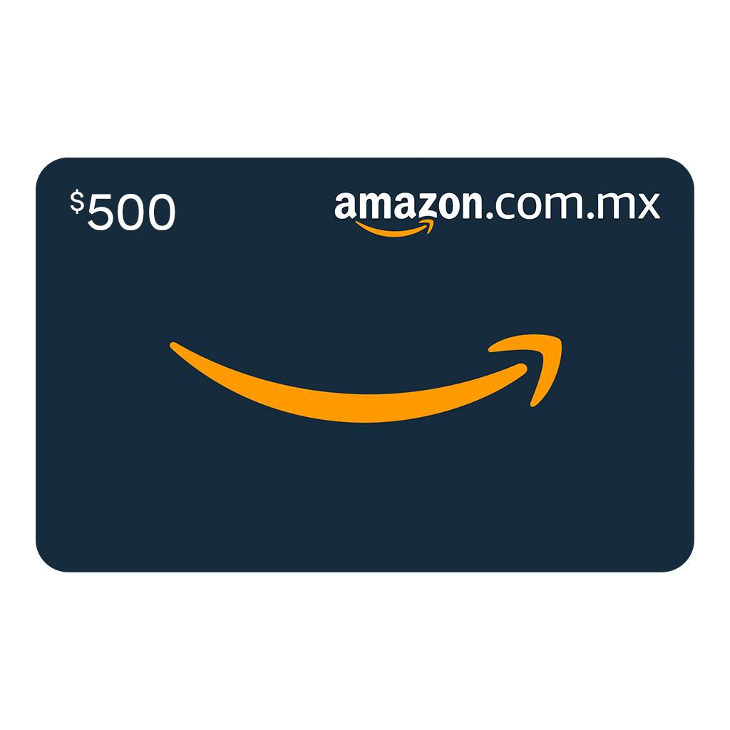 Tarjeta de Regalo Digital $500 MXN (Amazon / OXXO)
