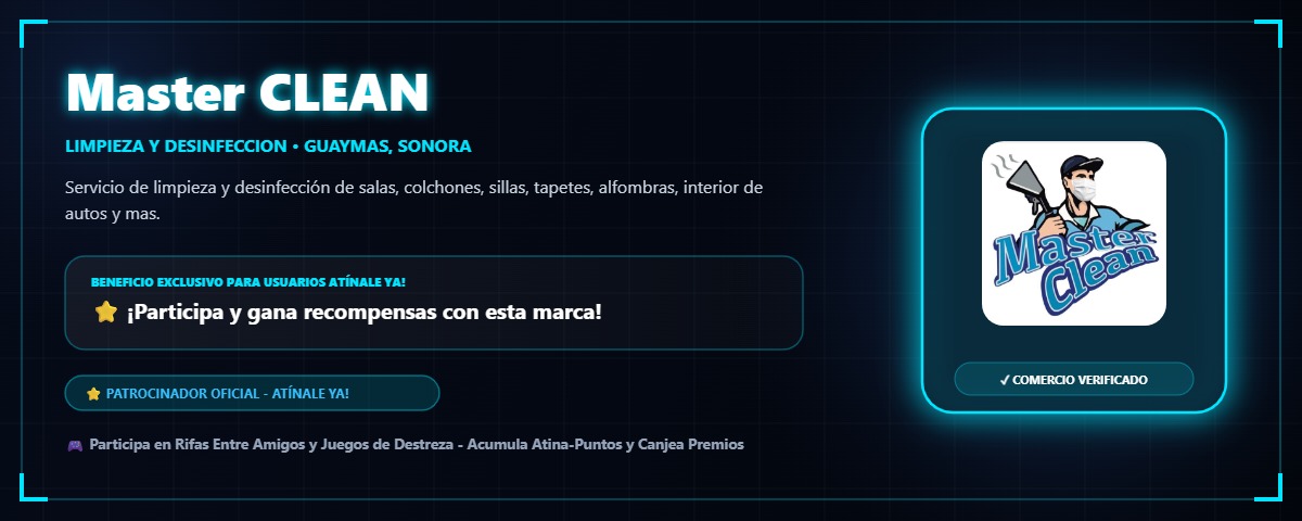 Banner promocional de Master CLEAN