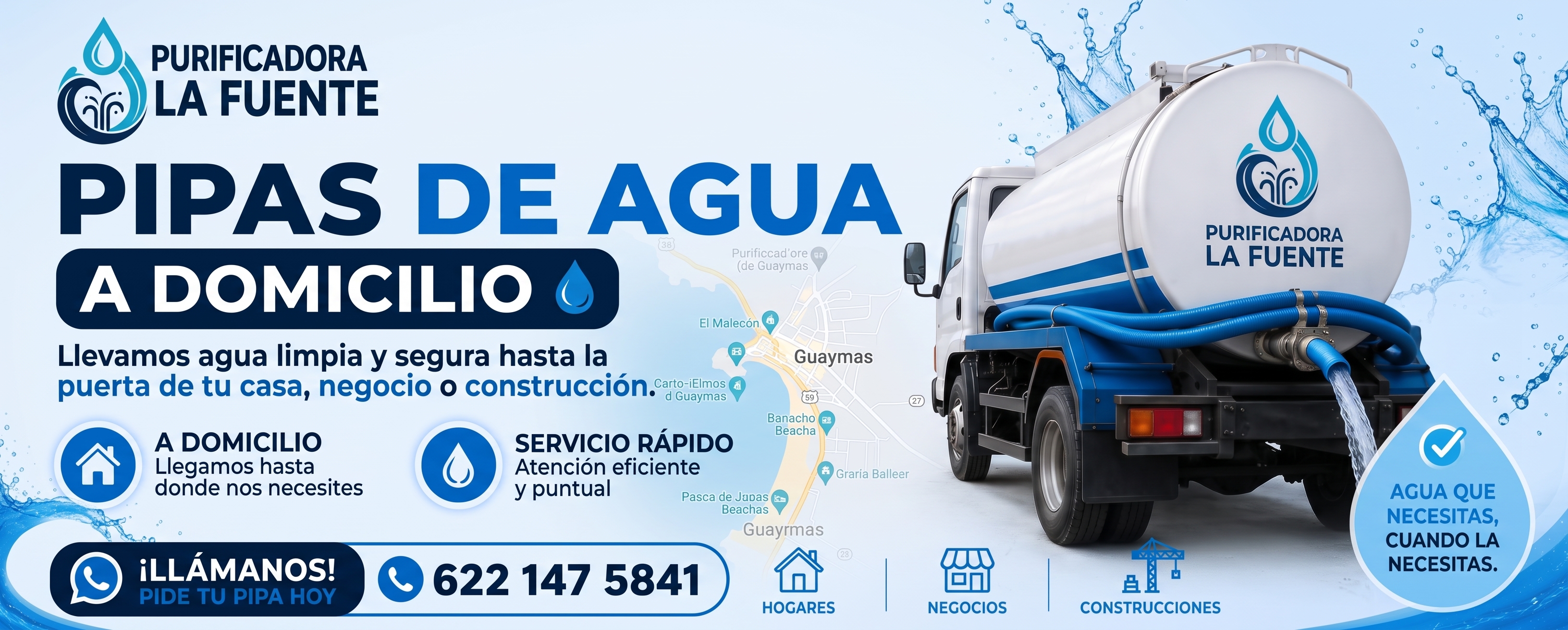 Banner promocional de Purificadora De Agua La Fuente