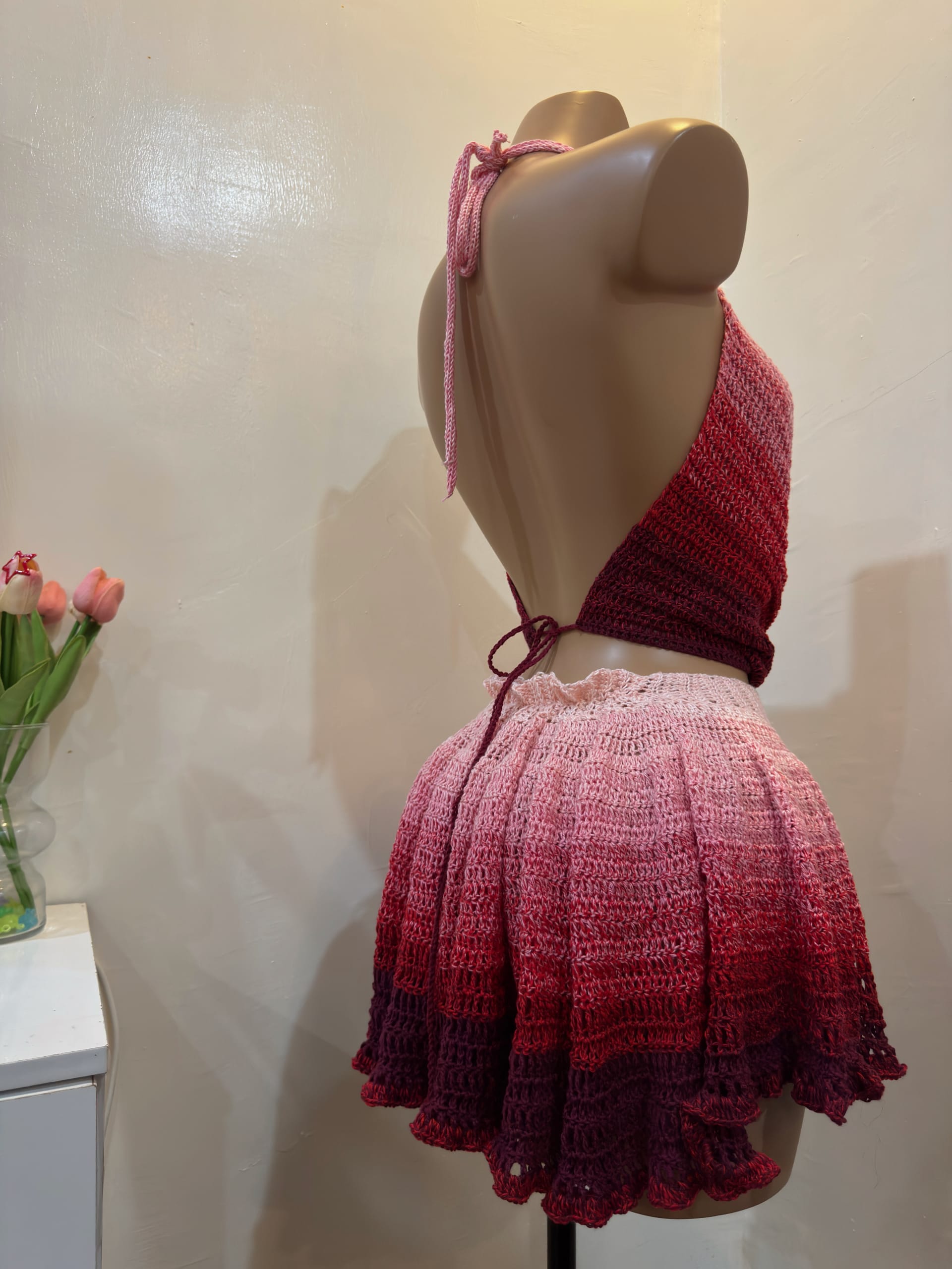 OMBRÉ COWL NECK co ord view 2