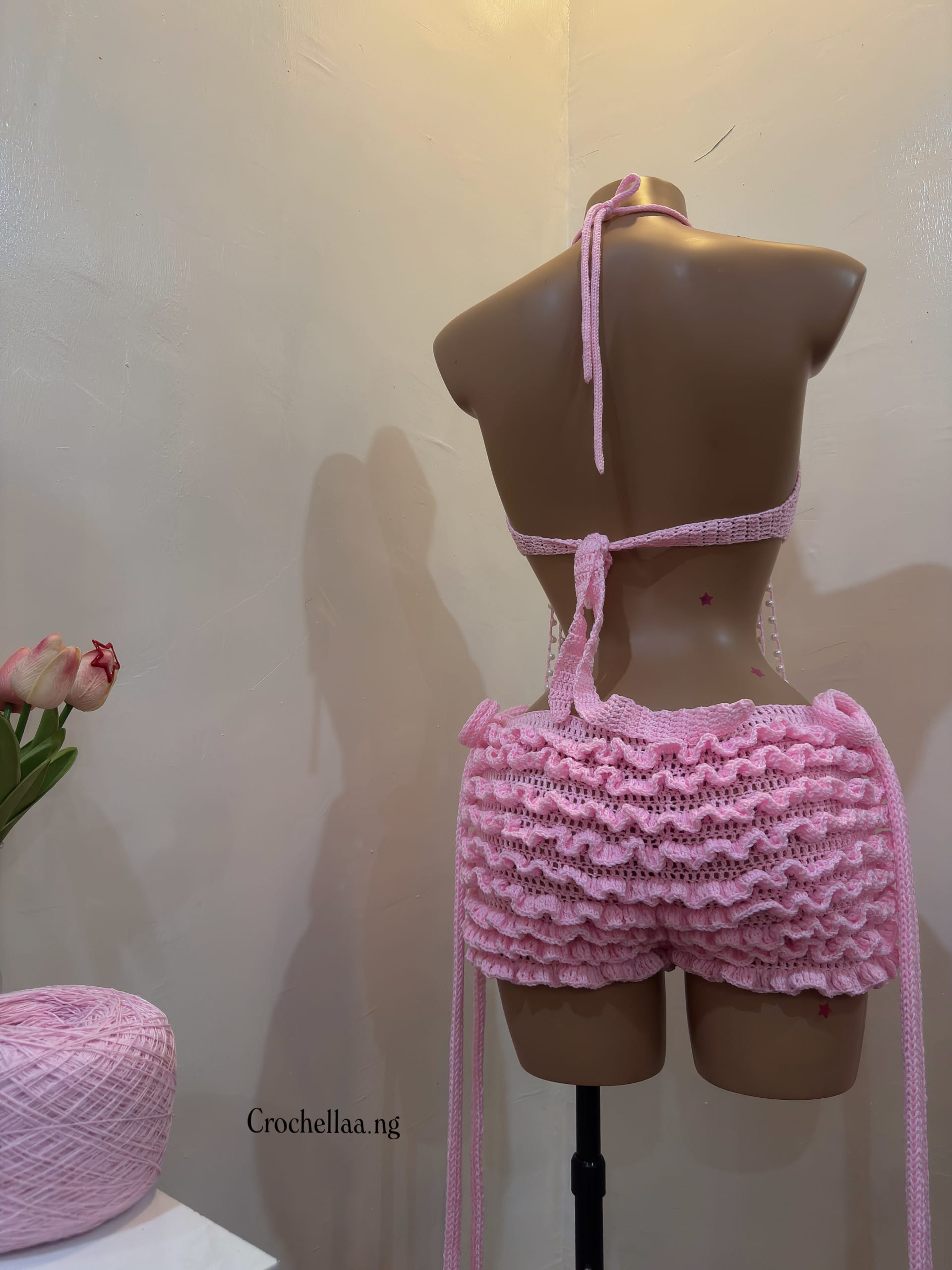 RUFFLE SHORT co ord view 2
