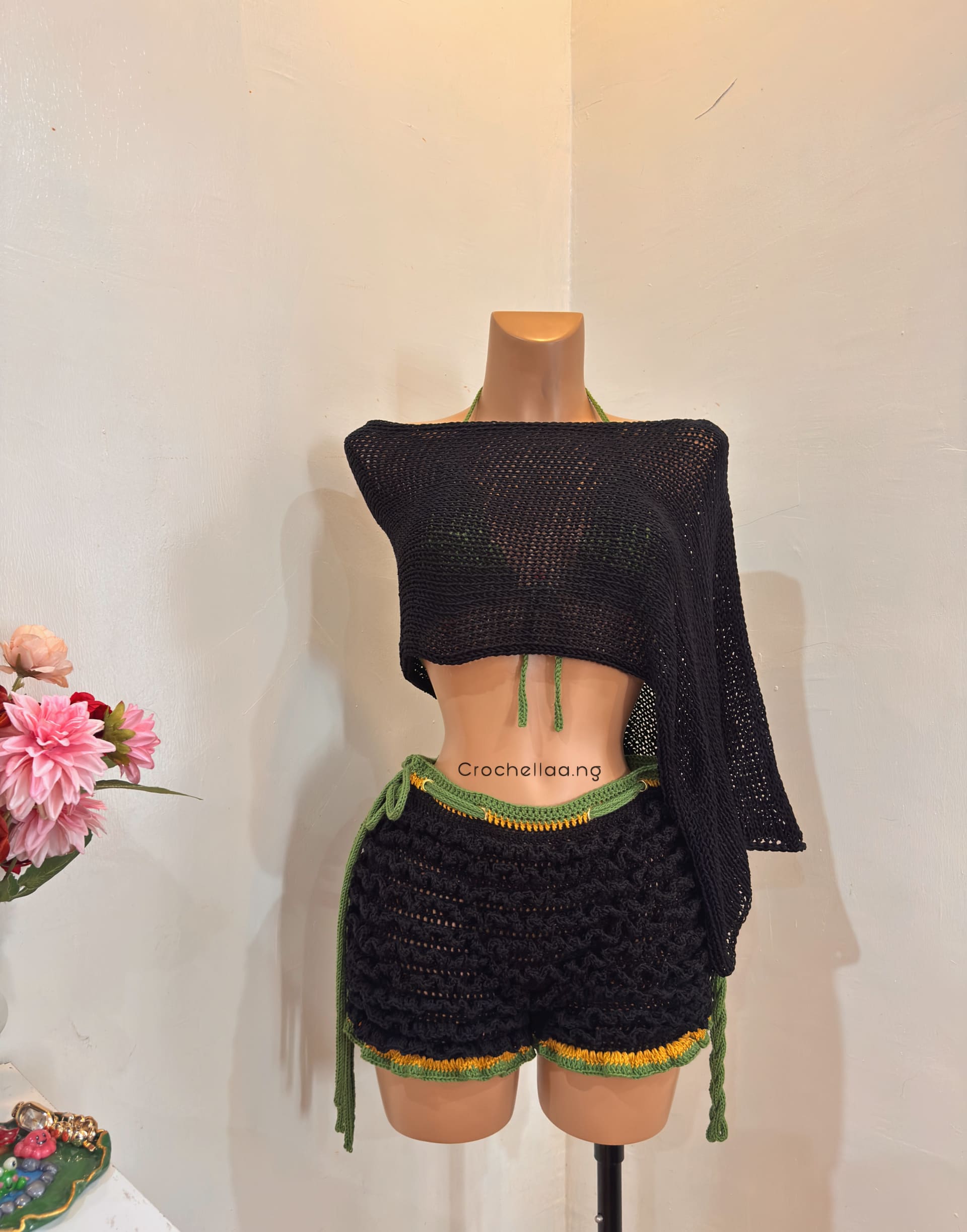 CROCHET THREE PIECE view 4