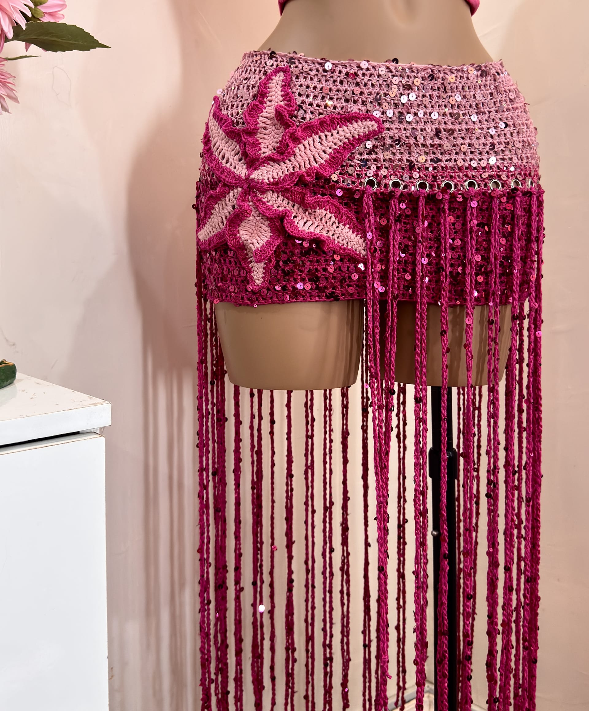 FLORALIA SKIRT baby pink view 2