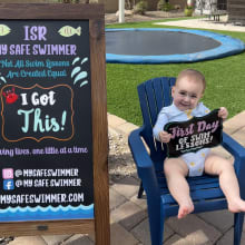 Our daughter - First day ISR training