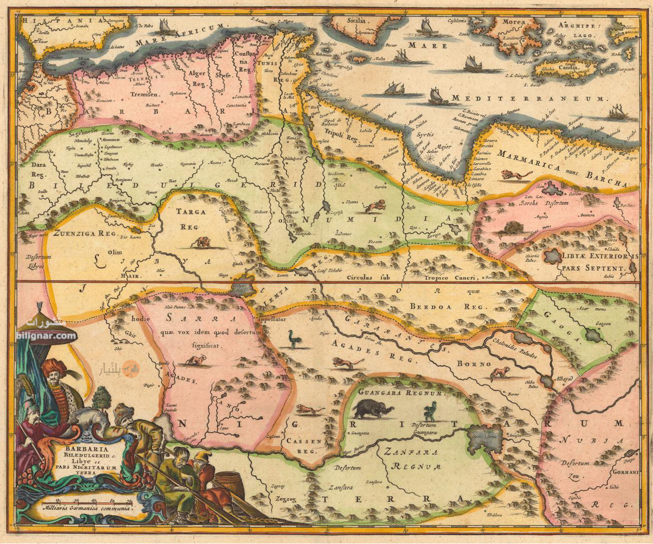 غرب إفريقيا سنة 1670