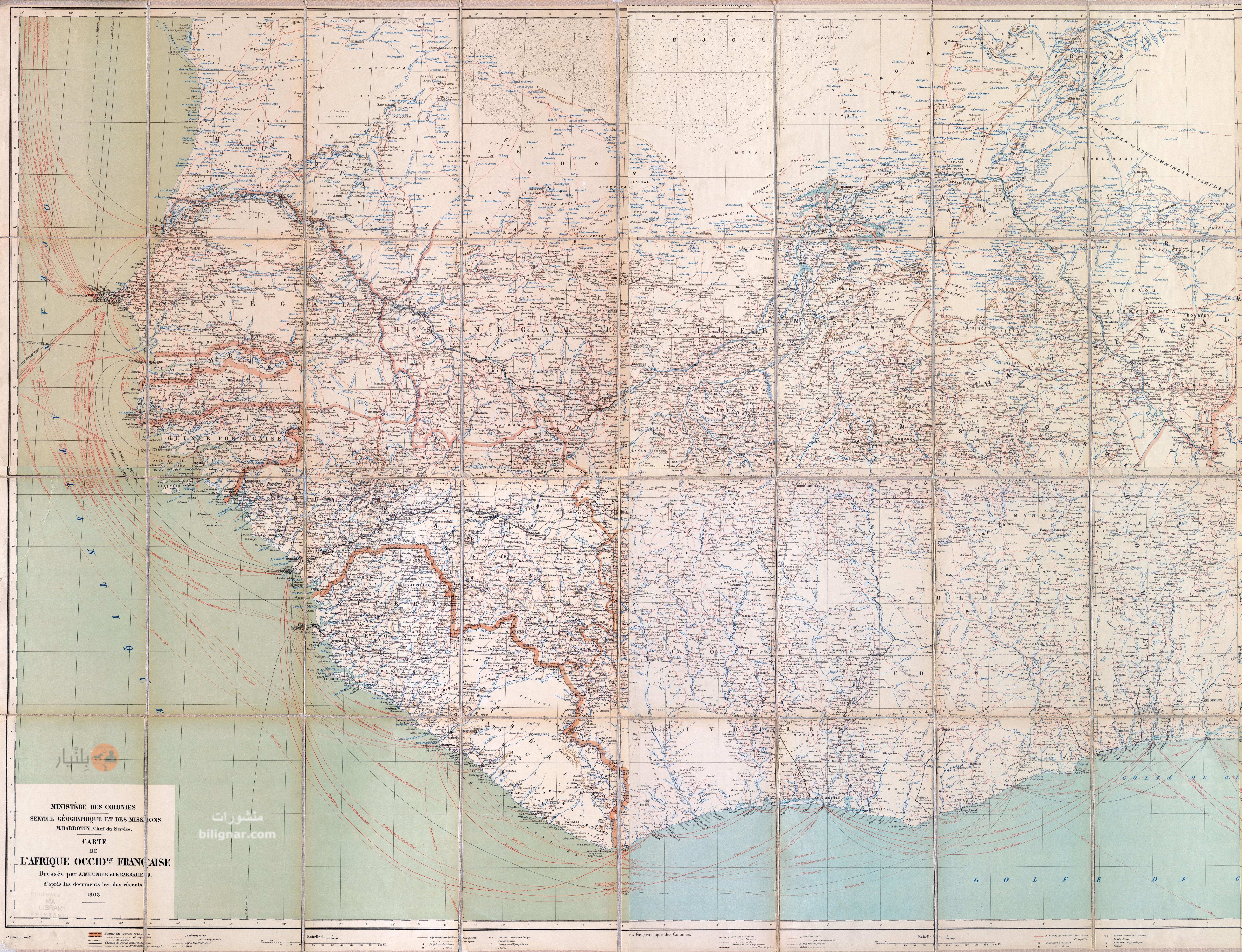 غرب إفريقيا سنة 1903
