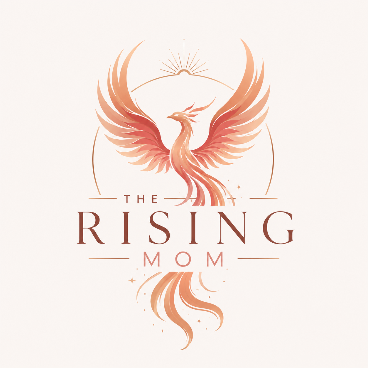 The Rising MOM logo
