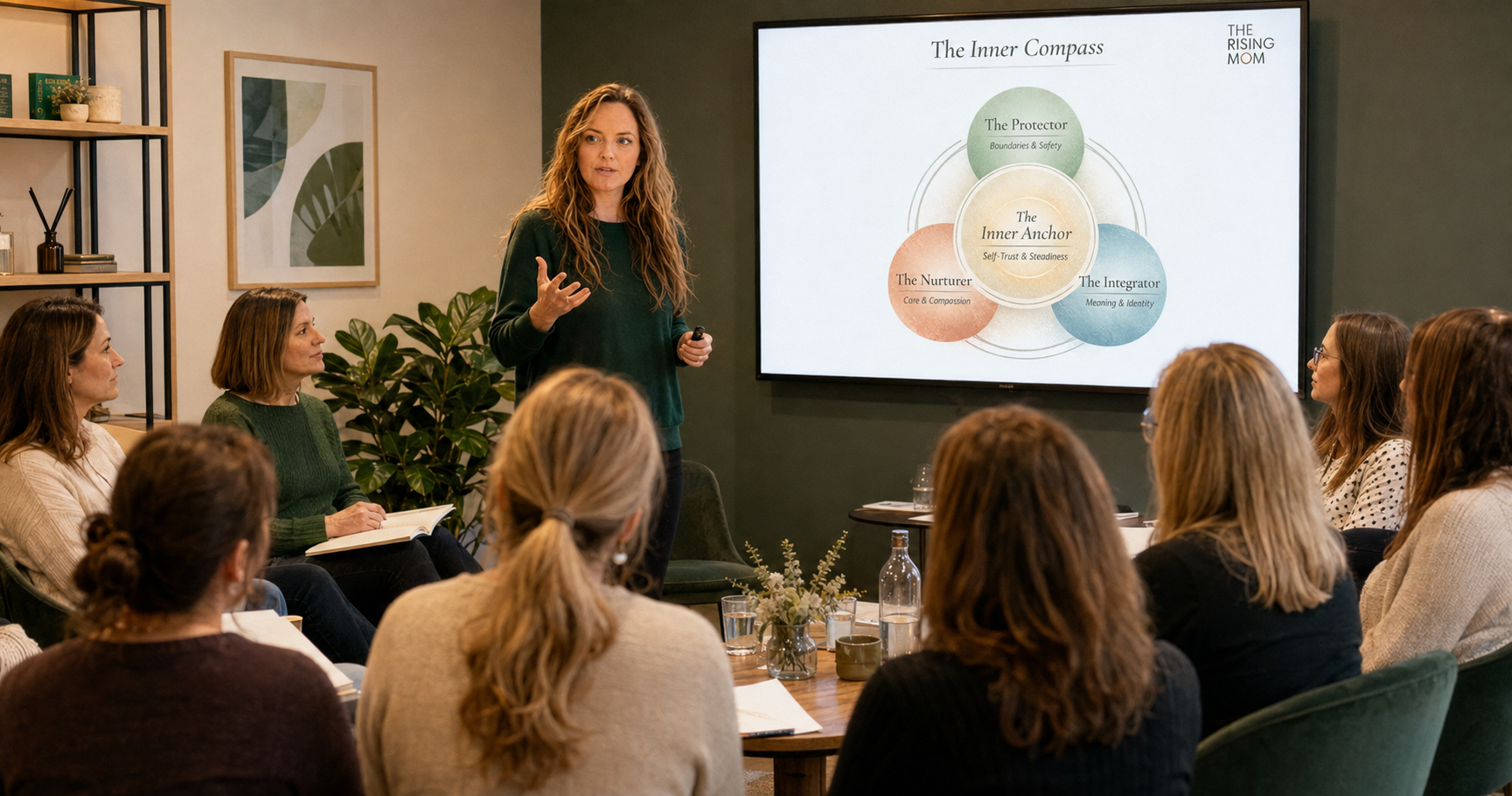 Amanda Carmichael facilitating a business-direction coaching session
