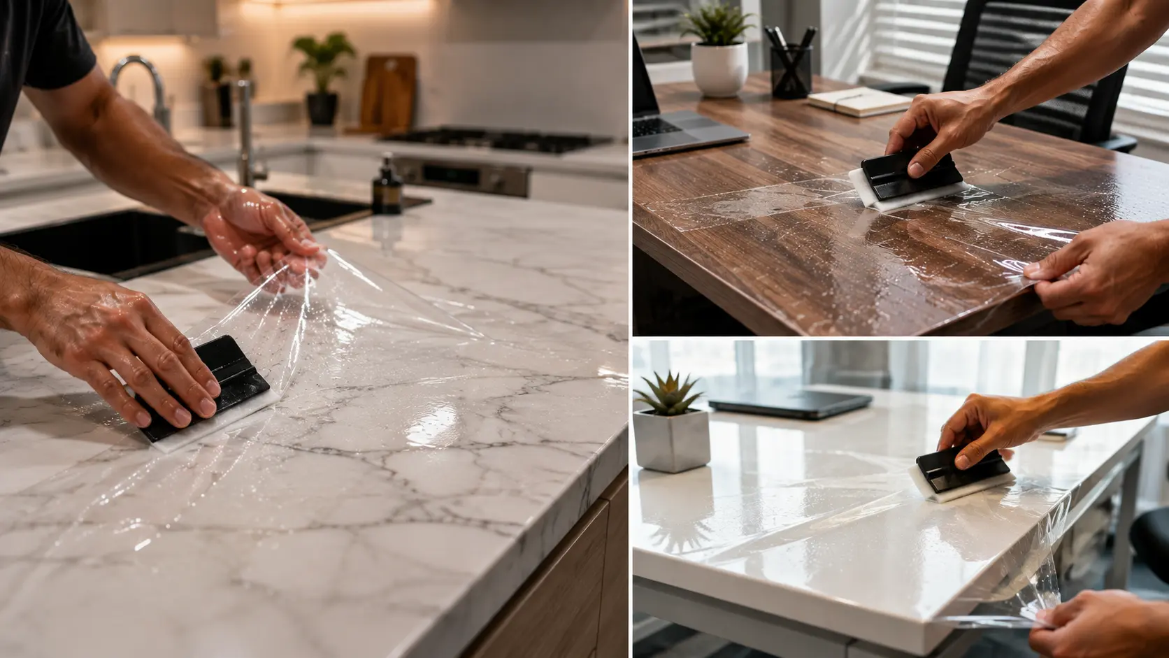 VINYLED home and office surface protection film services in Bangalore