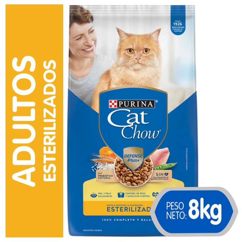 CAT CHOW ESTERILIZADO DEFENSE PLUS 24KG :